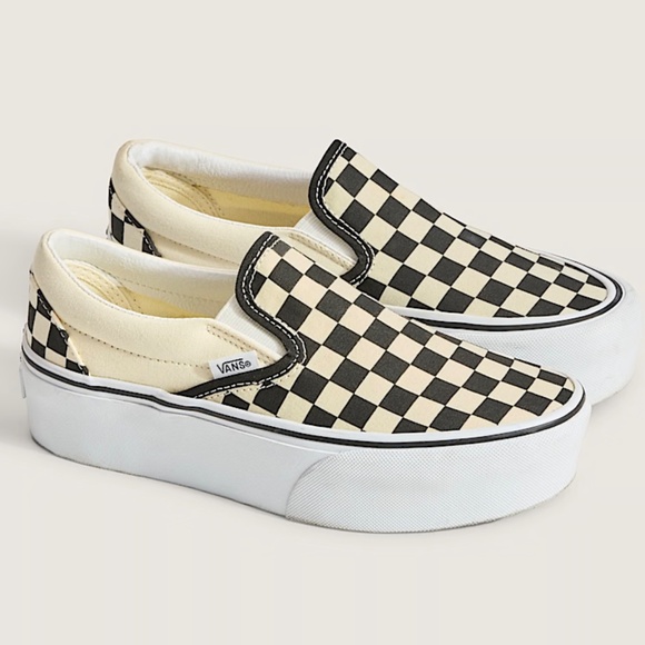 Classic Slip-On Checkerboard Stackform Shoe 🏁 - Picture 3 of 6